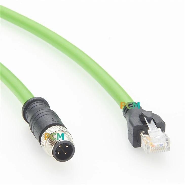 M12 D Code Male To RJ45 Male Profinet Cable best