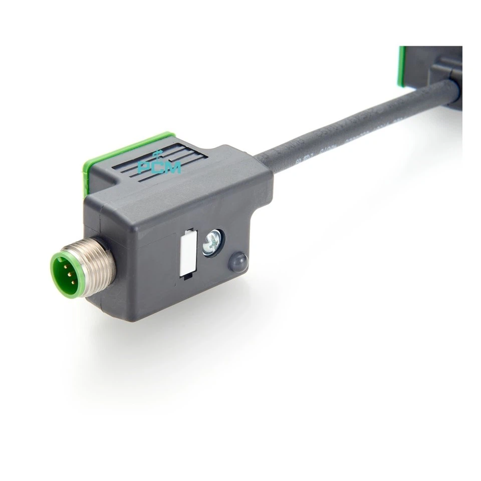 Dual Solenoid Valve Plug DIN 43650 Form A To M8 M12 Cable