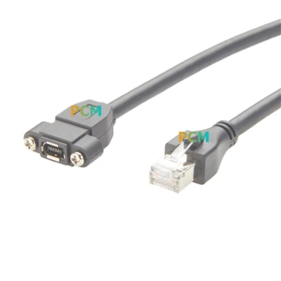 RJ45 से IX औद्योगिक प्रकार A CAT6A केबल
